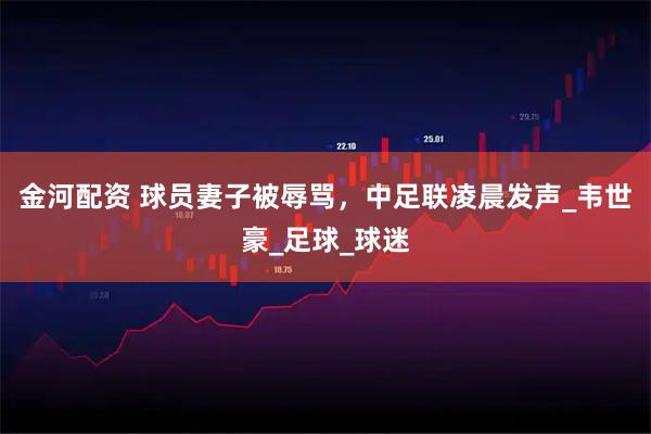 金河配资 球员妻子被辱骂，中足联凌晨发声_韦世豪_足球_球迷