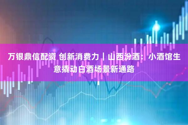 万银鼎信配资 创新消费力｜山西汾酒：小酒馆生意撬动白酒场景新通路