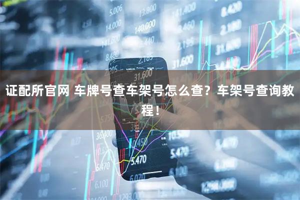 证配所官网 车牌号查车架号怎么查？车架号查询教程！